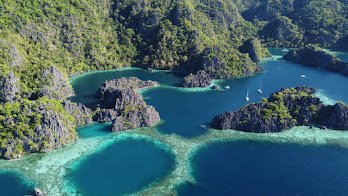 Collaboration office du tourisme Philippines Coron drone