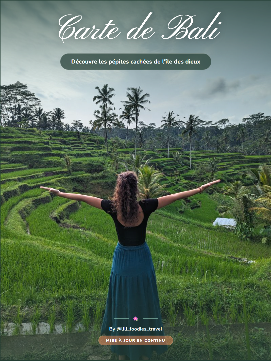 Carte interactive Bali 500 adresses lilifoodiestravel
