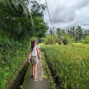 moi dans rizière a kelki village francophone immersion authentique bali