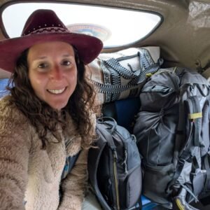 MOI LILIFOODIESTRAVEL DANS COLLECTIVO POUR CUSCO PISAC